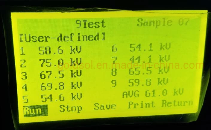 (0-100KV) Automatic Transformer Oil Dielectric Strength Insulating Oil Breakdown Voltage Bdv Tester