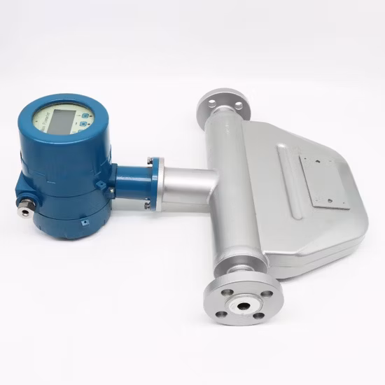 Temperatura da taxa de fluxo de massa e volume do medidor de densidade do tubo Medidor de fluxo de massa Coriolis para gás, óleo, água, meio