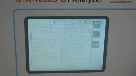 Testador de Transformador CT PT Analisador CT PT